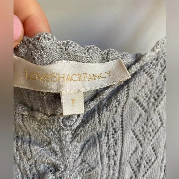 Loveshackfancy petite knit pointelle dress - Picture 2 of 4